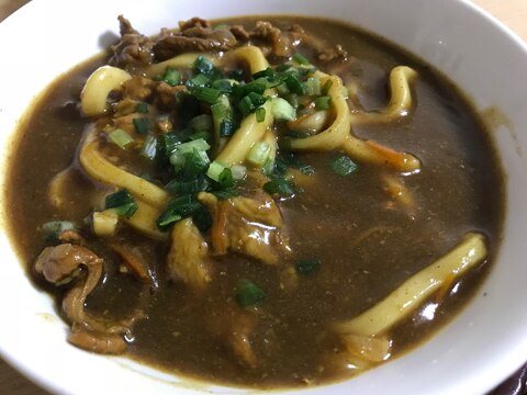 余ったカレーでカレーうどん♡